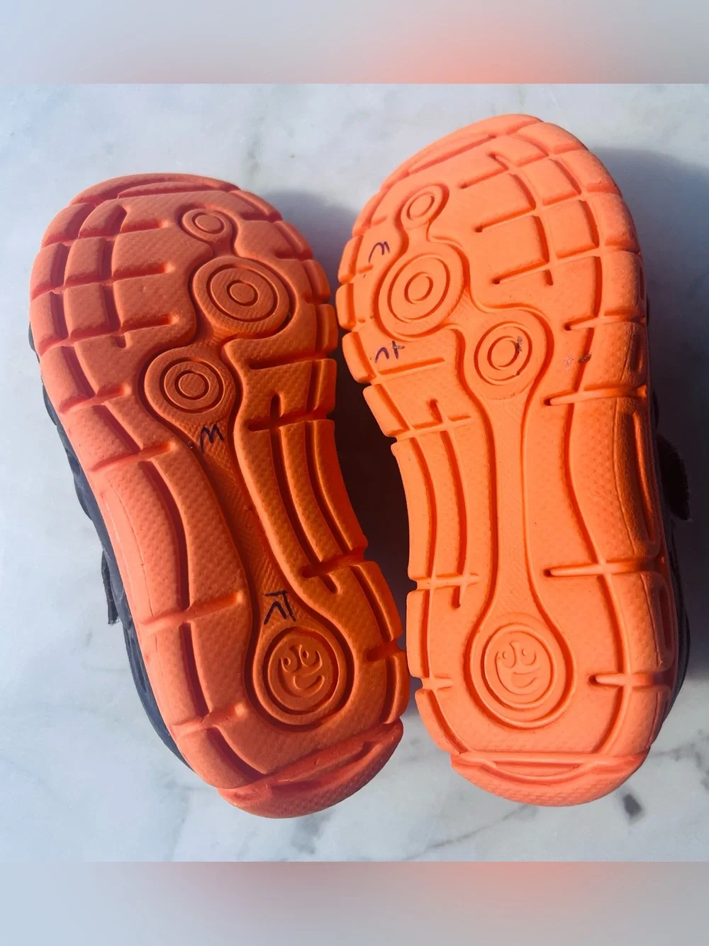 Stride Rite Surprize Demetrius Navy Orange Rubber Active Kids Water Shoes Size 8